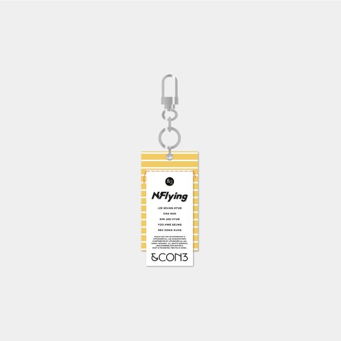 N.Flying LIVE &amp;CON3 _ LABEL KEY RING