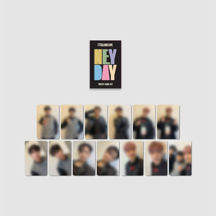 FTISLAND &#039;HEY DAY&#039; OFFICIAL MD_ PHOTO CARD SET